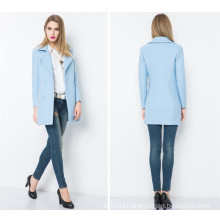 2016 New Style Ladies Long Coat Design Brand Name Coats